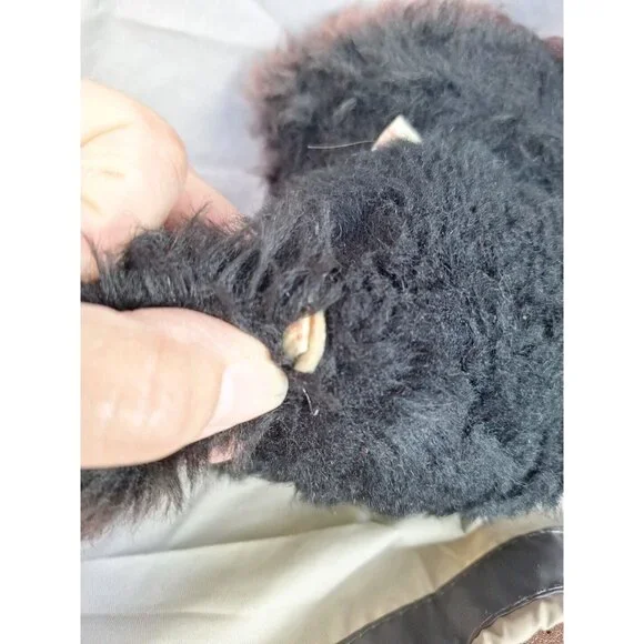 Nyamy Washino Kitten Felina Sucking Thumb Plush Black 7" Vintage 1979 READ - Picture 4 of 15